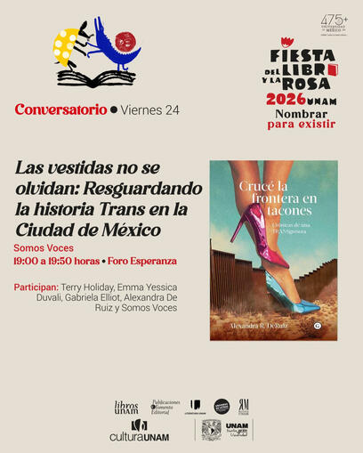 Poster para Conversatorio siguiendo lineamientos de la UNAM